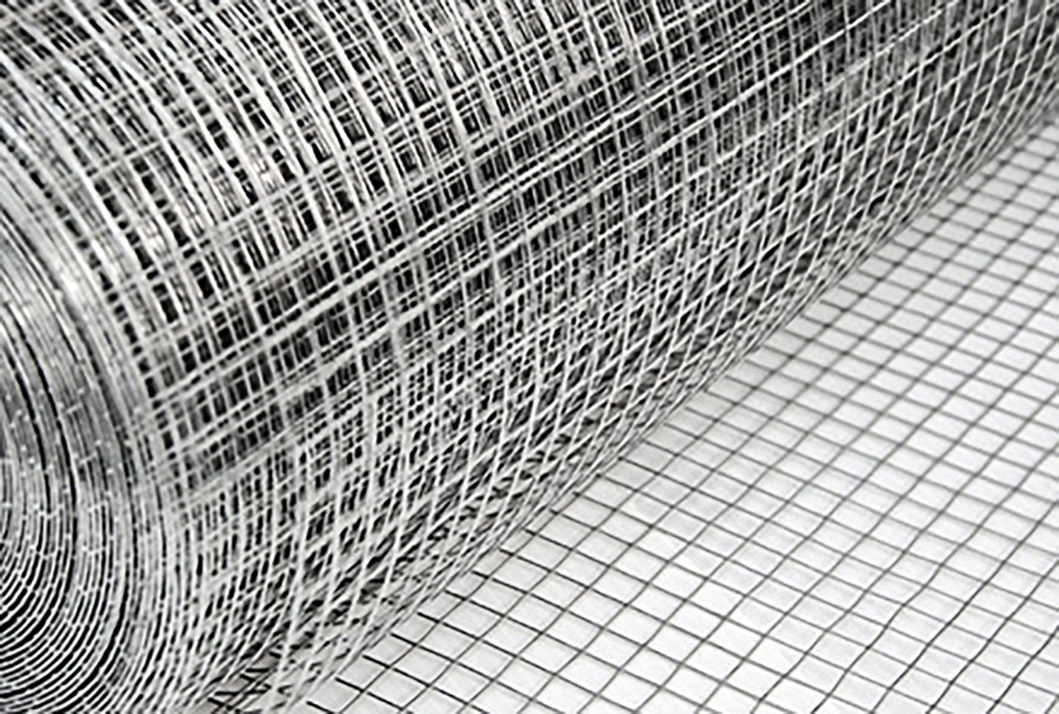 Niederberg Metall Maschendrahtzaun 25m x 100cm Volierendraht Verzinkt 19x19mm Zaun, Maschendrahtzaun Kaninchendraht