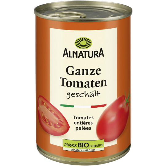Alnatura Bio Ganze Tomaten geschält 400G