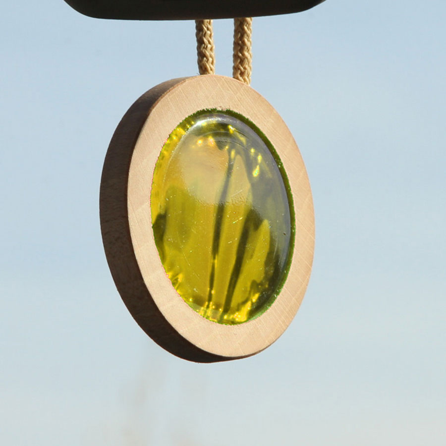 Lufterfrischer Hanging Holz Membran "Vanille" in Gelb, 6 ml - ATU