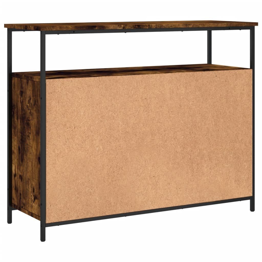 vidaXL Sideboard Sideboard Räuchereiche 100x35x80 cm Holzwerkstoff (1 St)