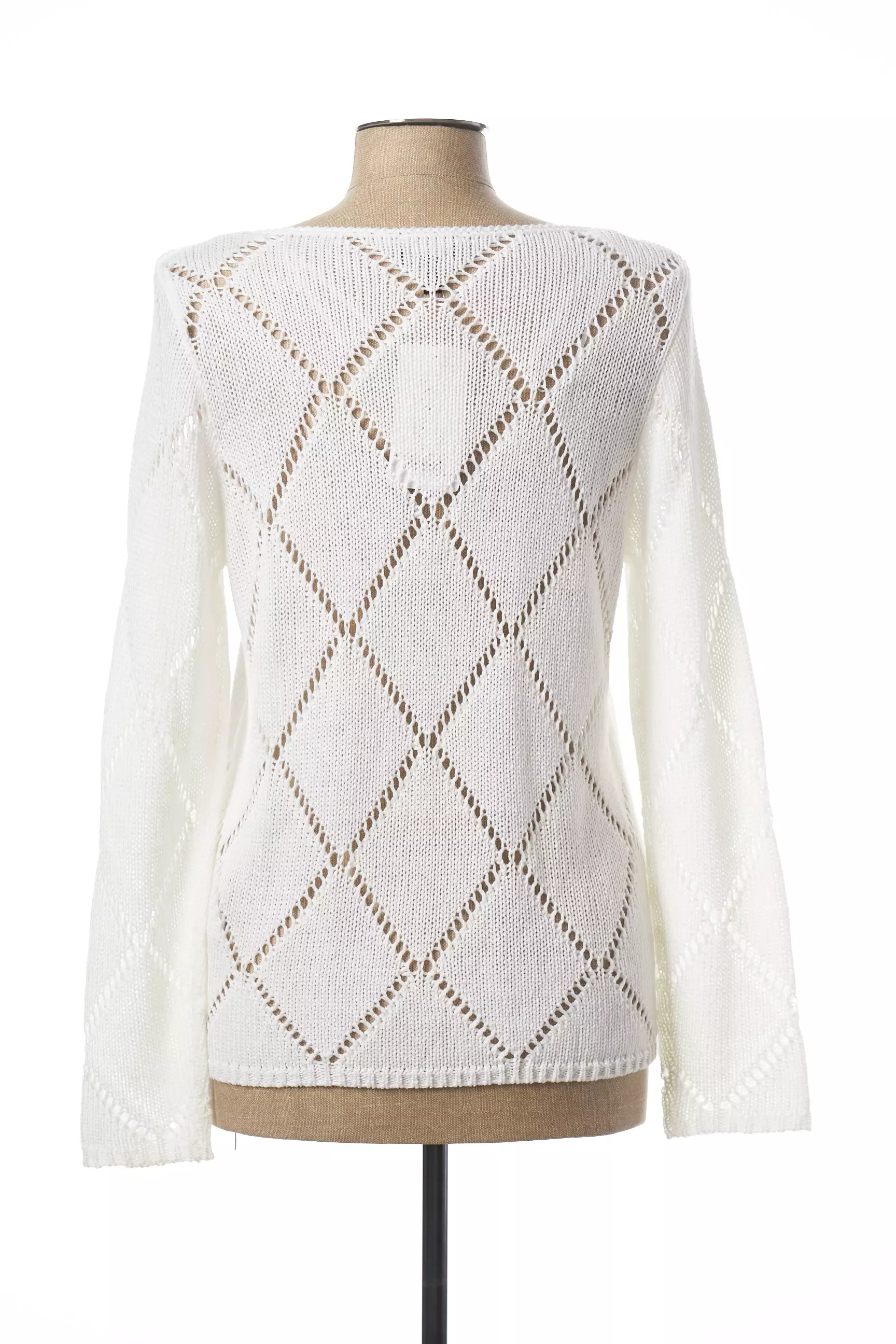 Marble Pulls Femme couleur blanc