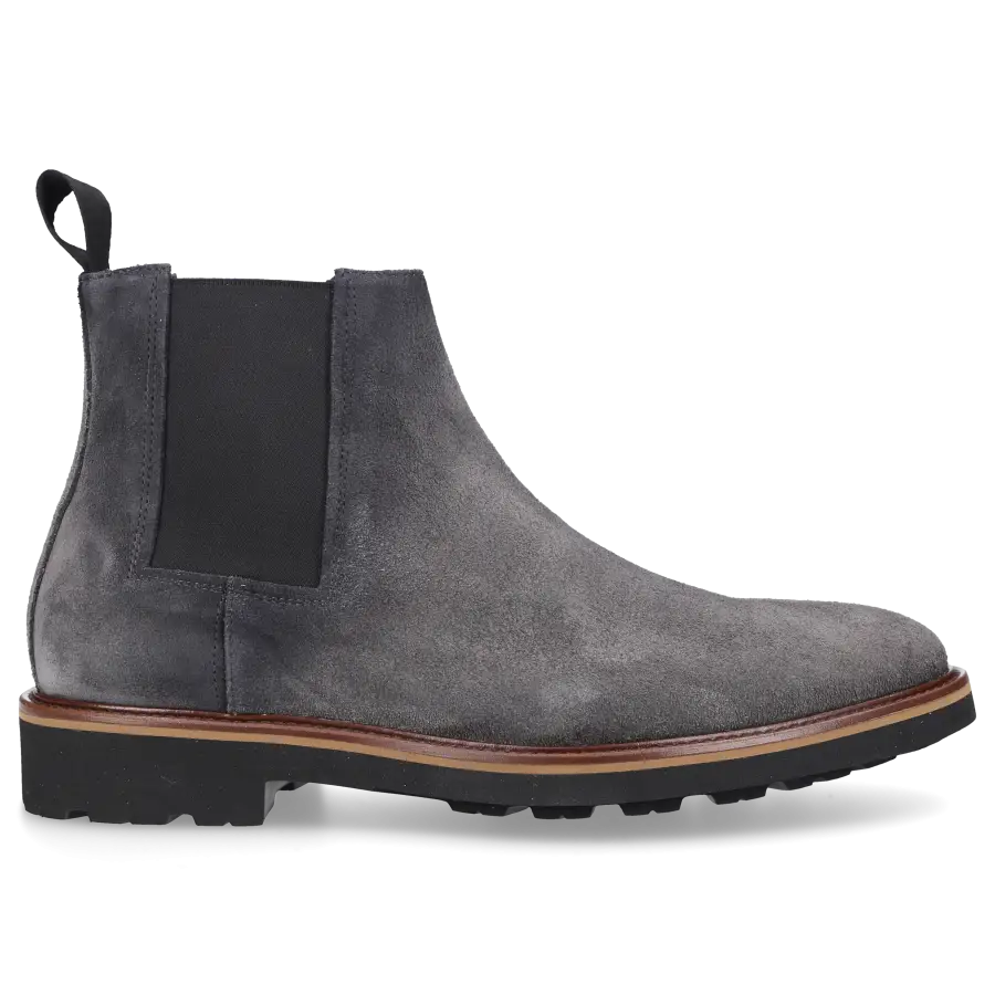 Budapester - Chelsea Boots 14196 Veloursleder - grau