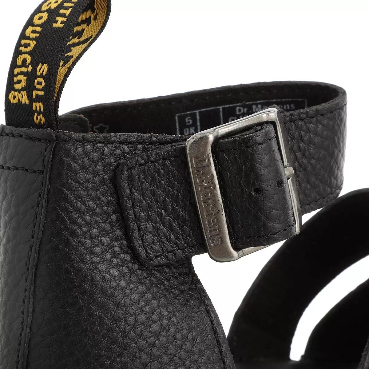 DR. MARTENS Klassische Sandalen schwarz Sandale