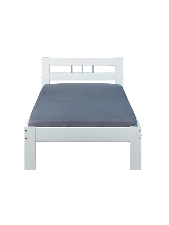 ebuy24 Bett Fank Weiß 96 x 205 cm günstig kaufen onesize