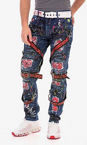 Cipo & Baxx JEANS in angesagtem Designer-Look