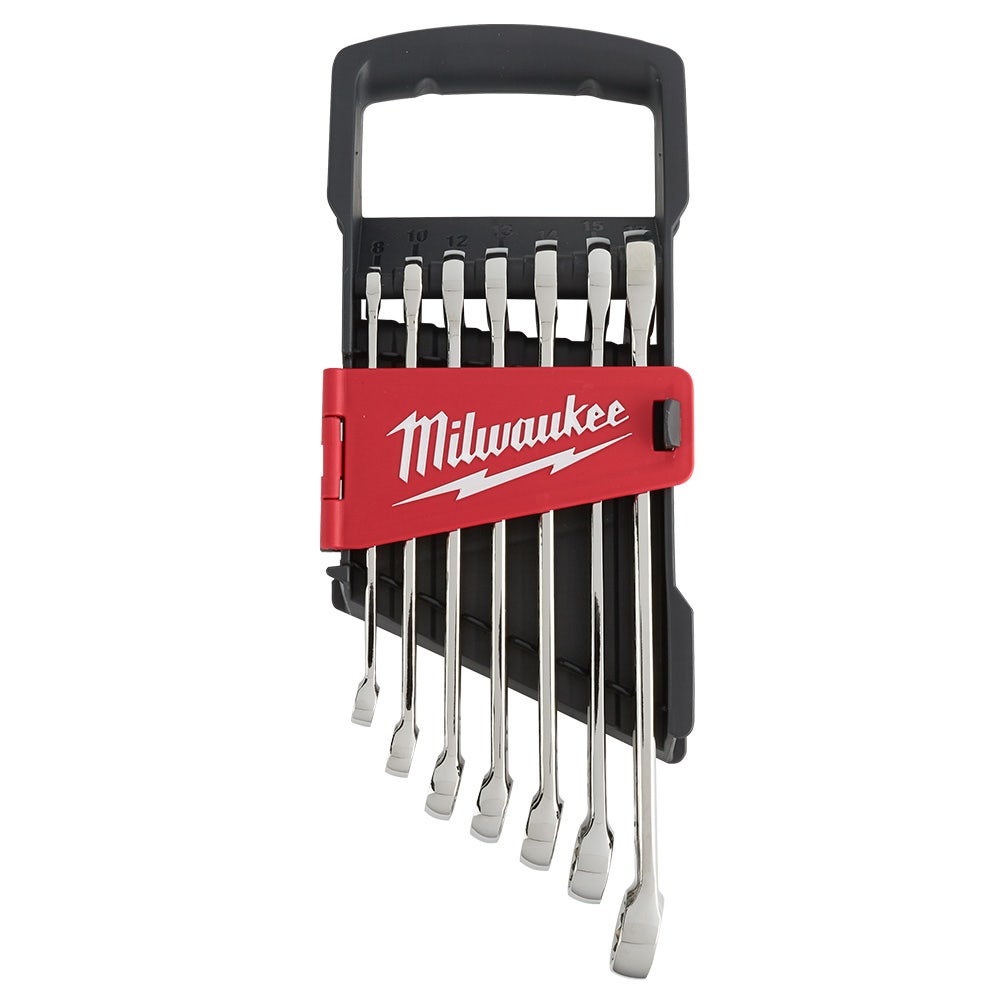 Conjunto de 7 chaves métricas de olhal plano MILWAUKEE 48229507