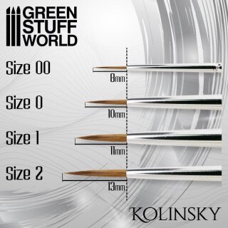 Silver Series - Kolinsky Haarpinsel - 00