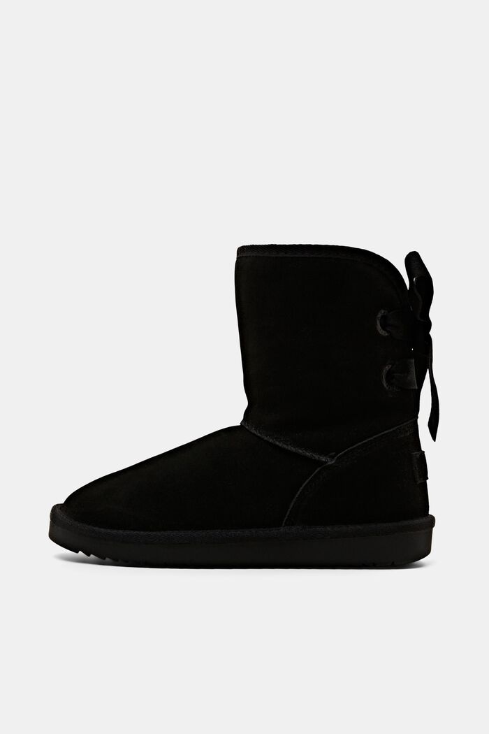 Schnürboots aus Veloursleder