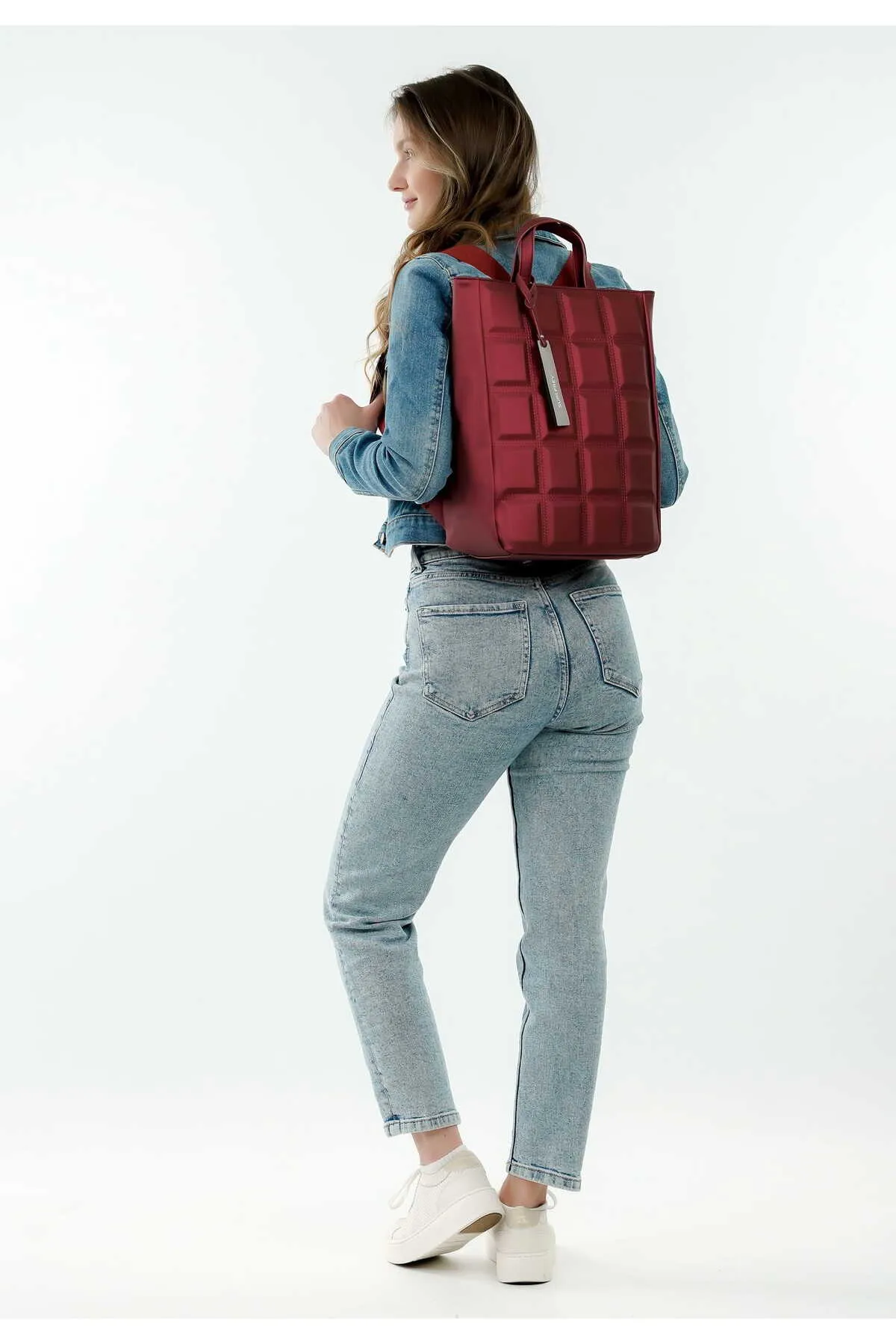 SURI FREY  Rucksack - Rot - Unifarben