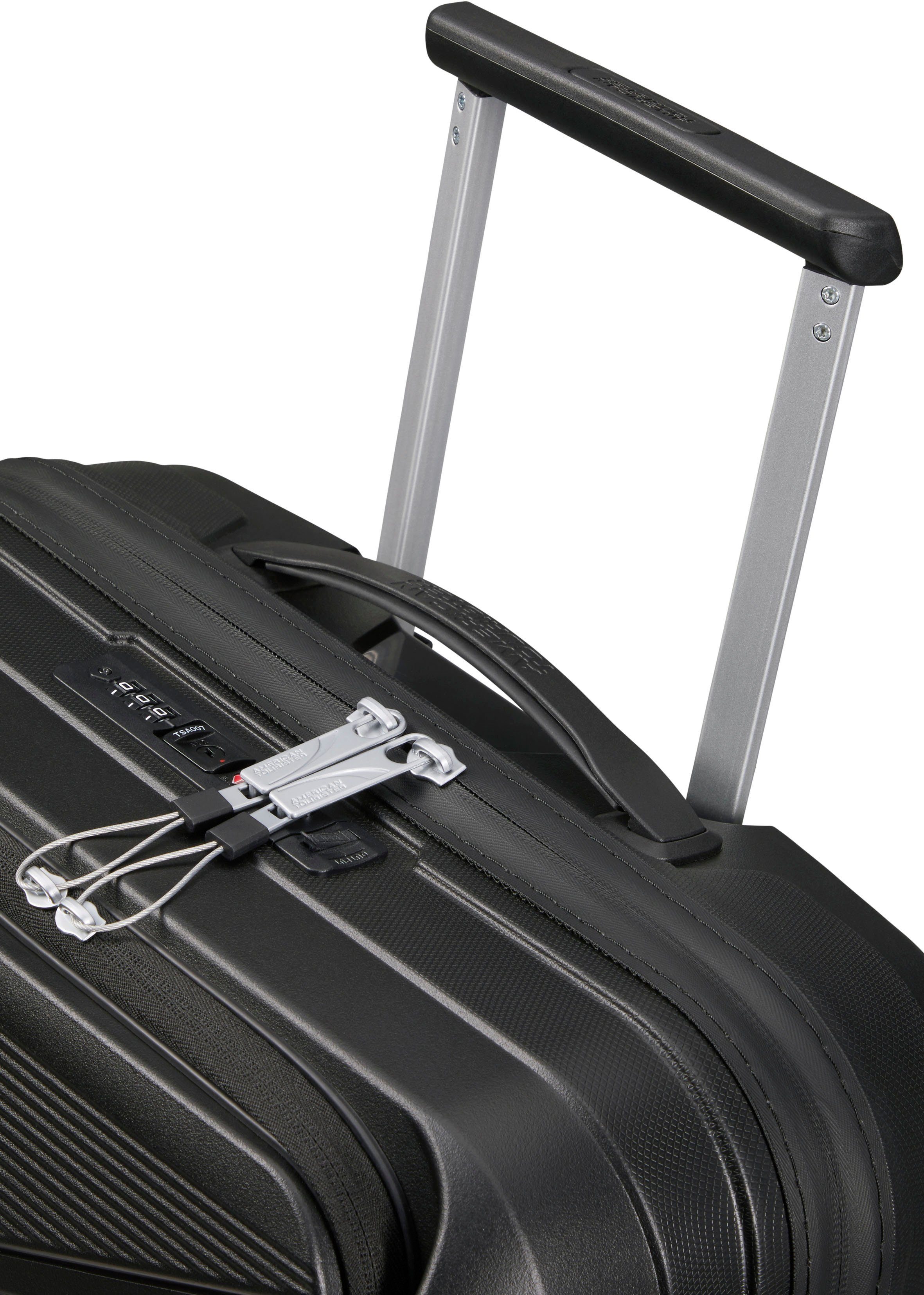 American Tourister® Hartschalen-Trolley Airconic, 55 cm (20 cm), 4 Rollen, mit 15,6-Zoll Laptopfach, Tabletfach und USB-Schleuse