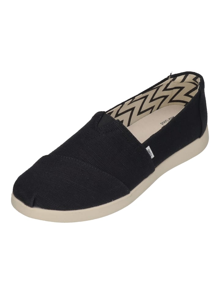 TOMS Espadrilles ALPARGATA PLUS in schwarz günstig kaufen
