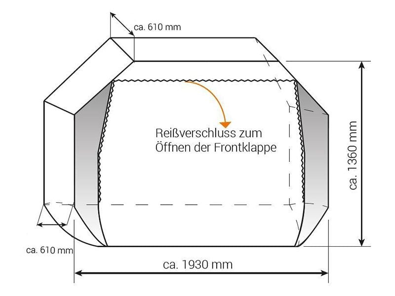 Hindermann Concept ZWOO 4 Fahrradschutzhülle