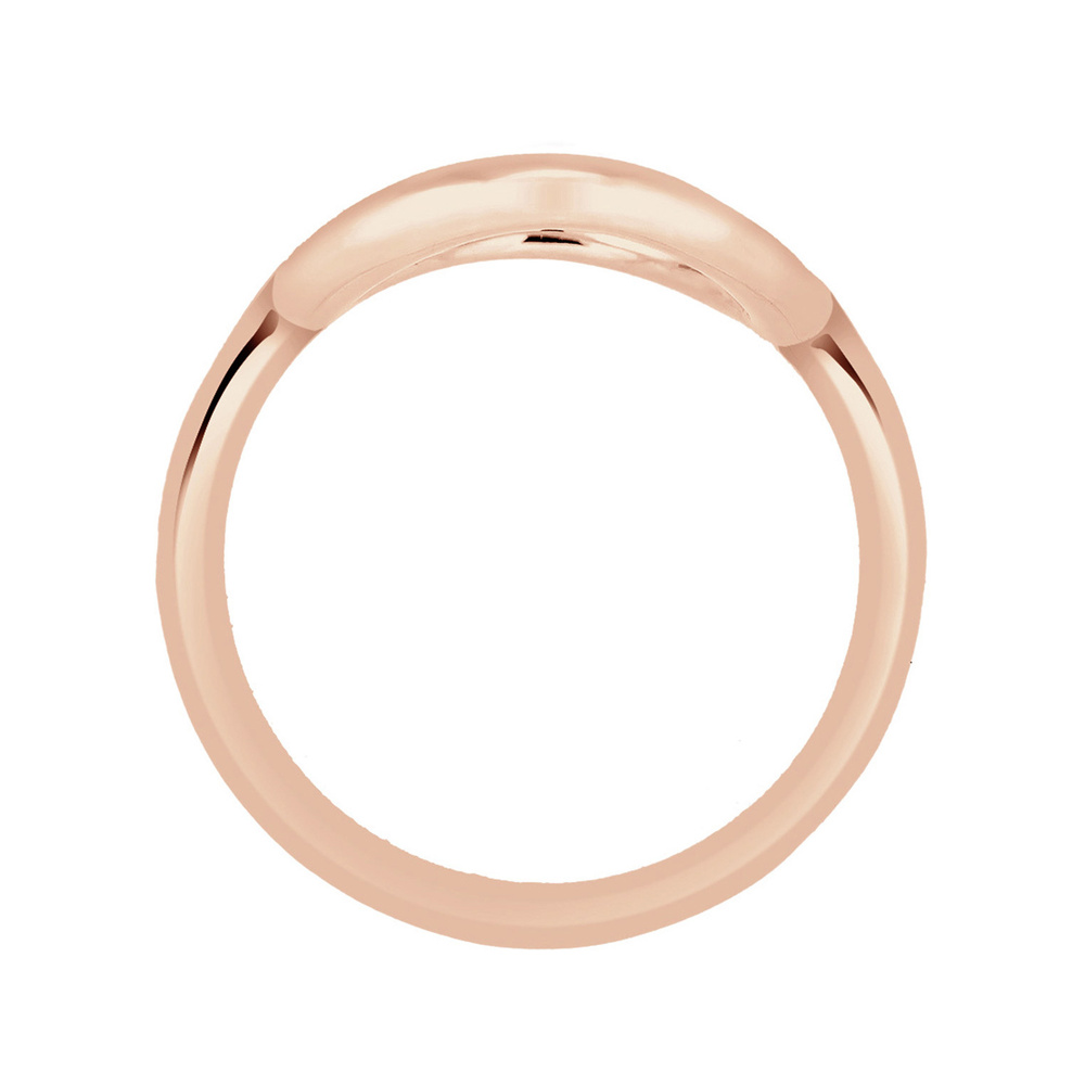 Elli Elli Bague Femmes Cercle Rond Géo Statement en Argent Sterling 925 Bague