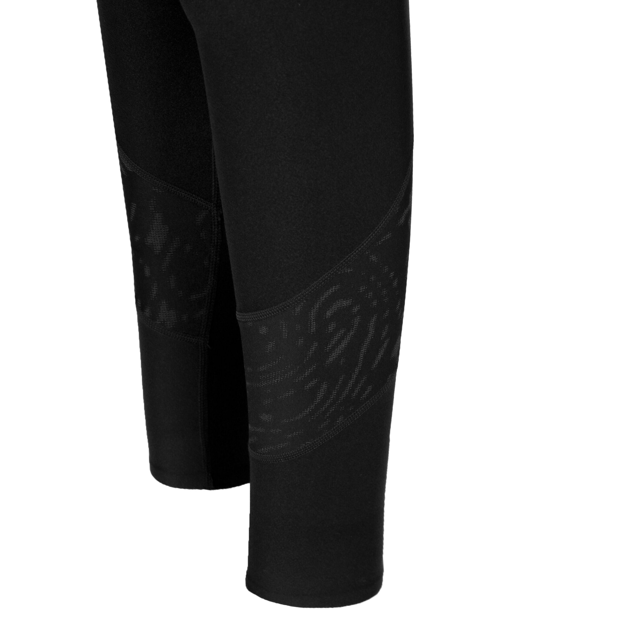 Run All Over Print Brushed Ultraform Highwaist FL Tight Damen - Schwarz