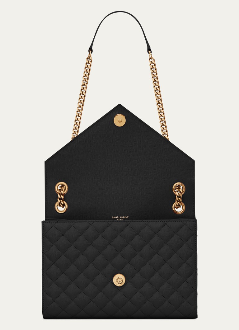 Saint Laurent Envelope Medium calfskin shoulder bag