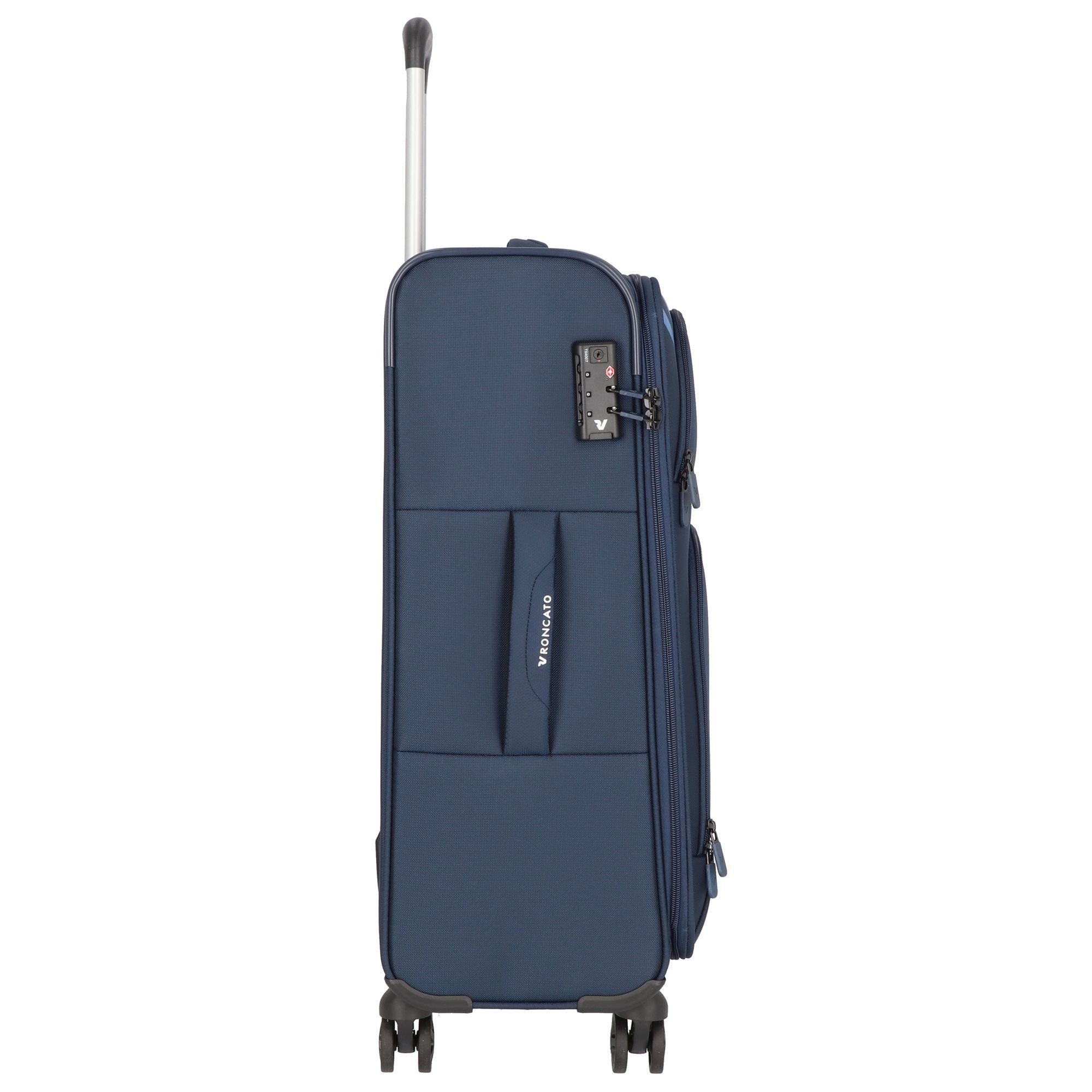 RONCATO Weichgepäck-Trolley Twin, 4 Rollen, Polyester