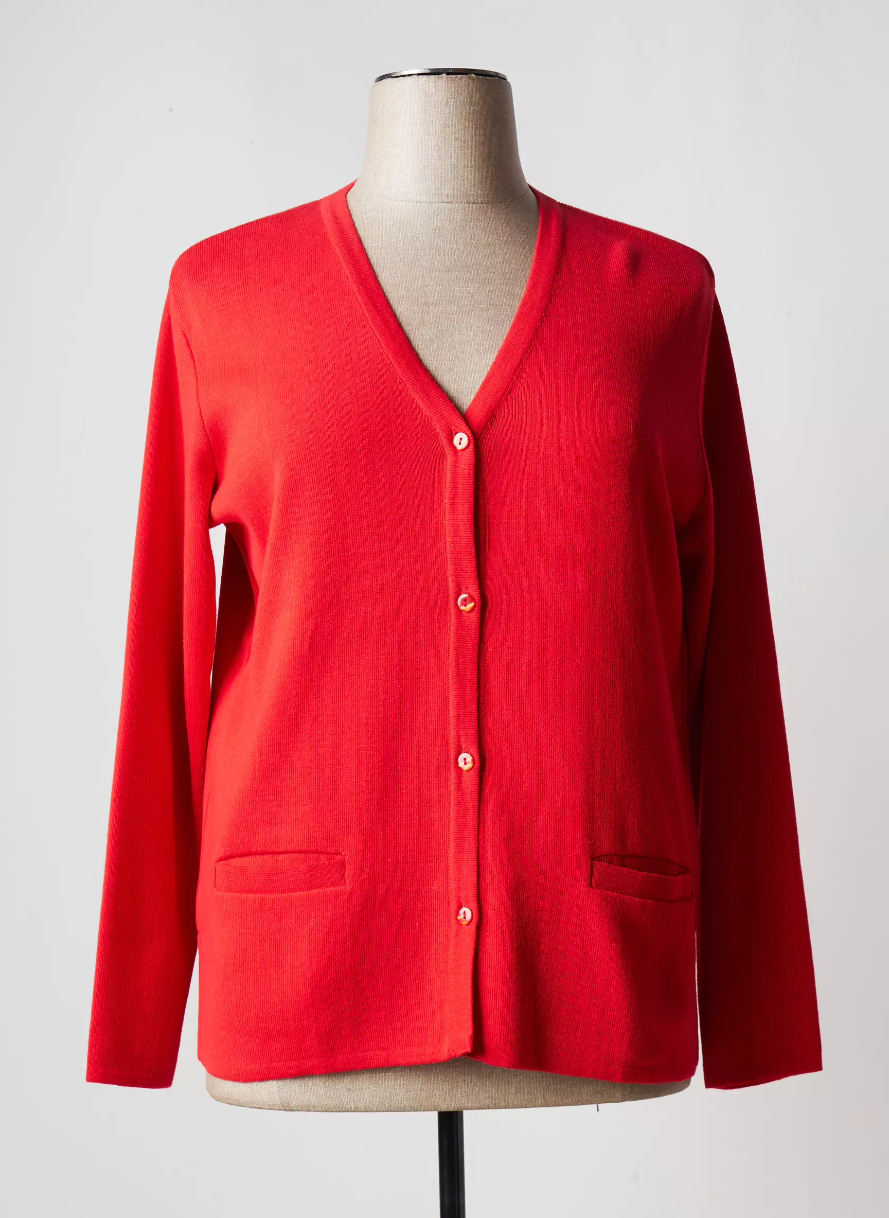 Eleane Cardigans Femme couleur rouge