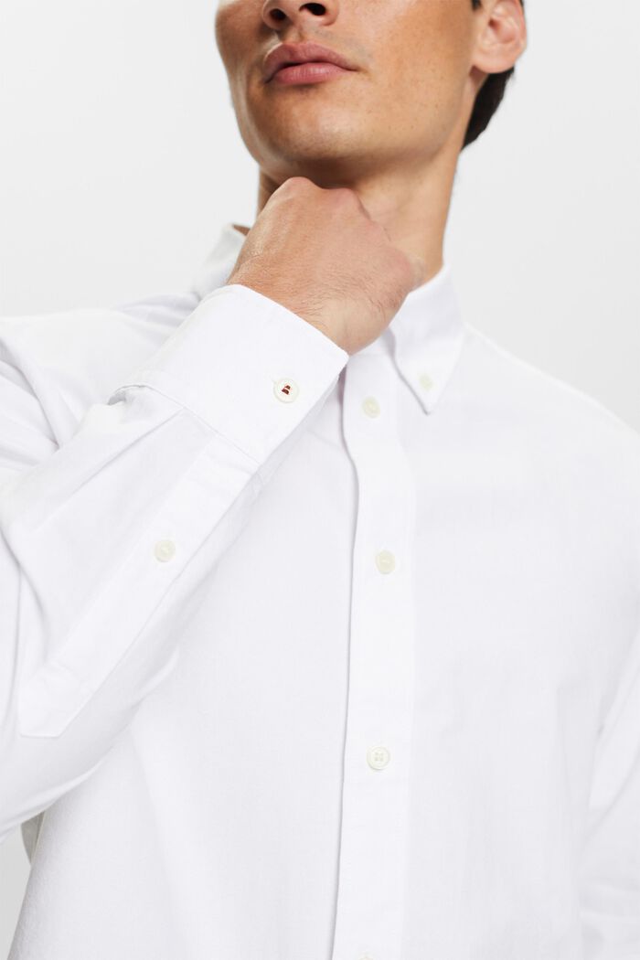 Button-Down-Hemd aus Baumwollpopeline