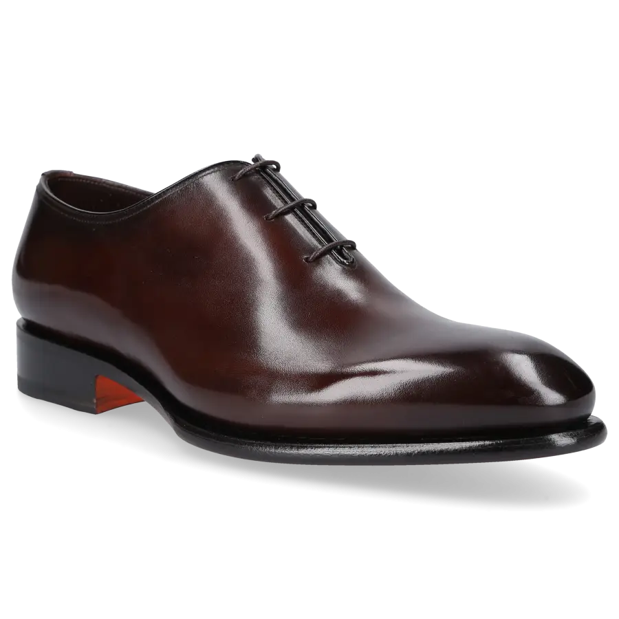 Santoni - Businessschuhe Oxford 16229 Kalbsleder - braun