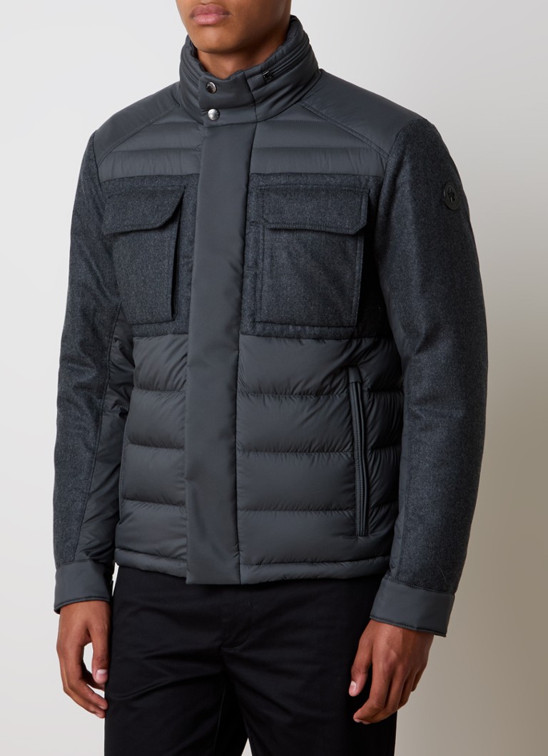 Moncler Vallanta quilted jacket with storage hood