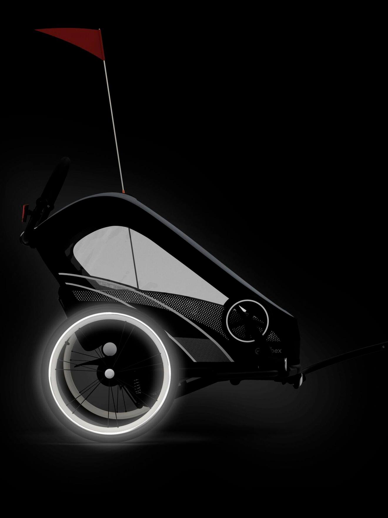 Poussette Zeno bike One Box CYBEX noir