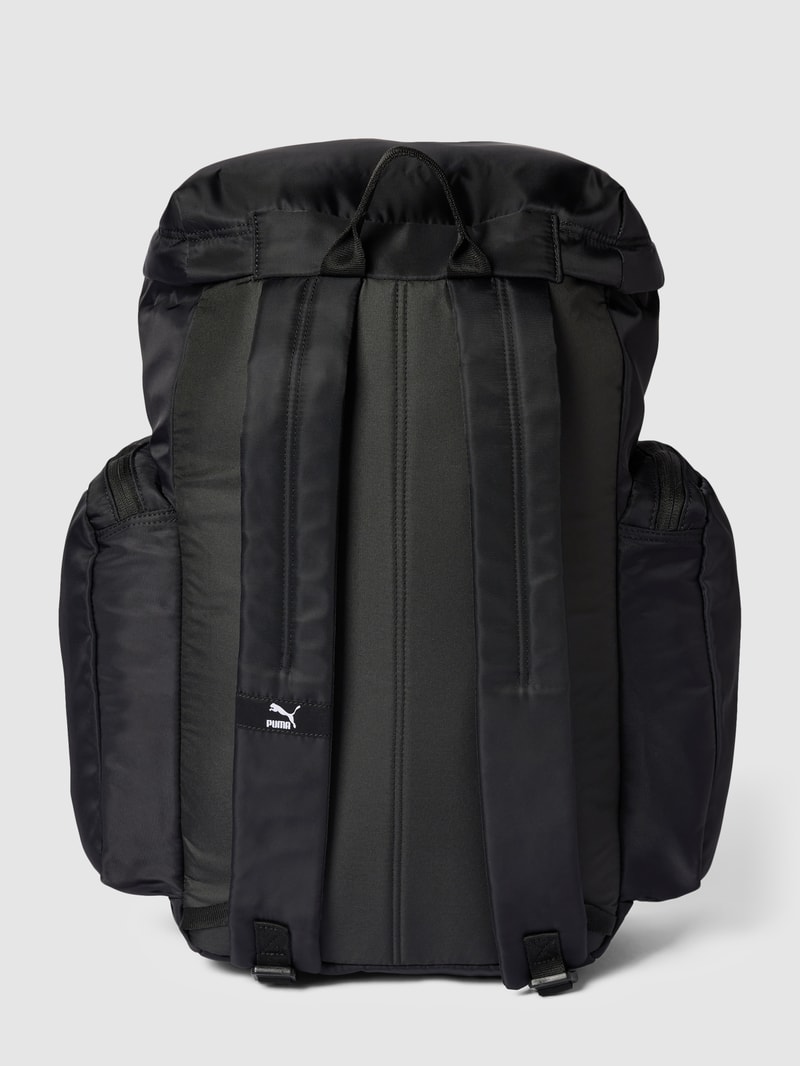 Rucksack mit Label-Detail in schwarz