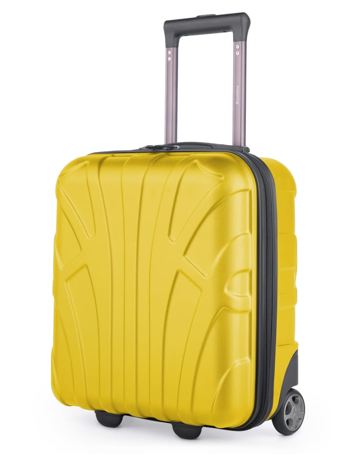 suitline Handgepäck EasyJet Koffer 45x36x20 Freigepäck 30 L in Gelb günstig kaufen S