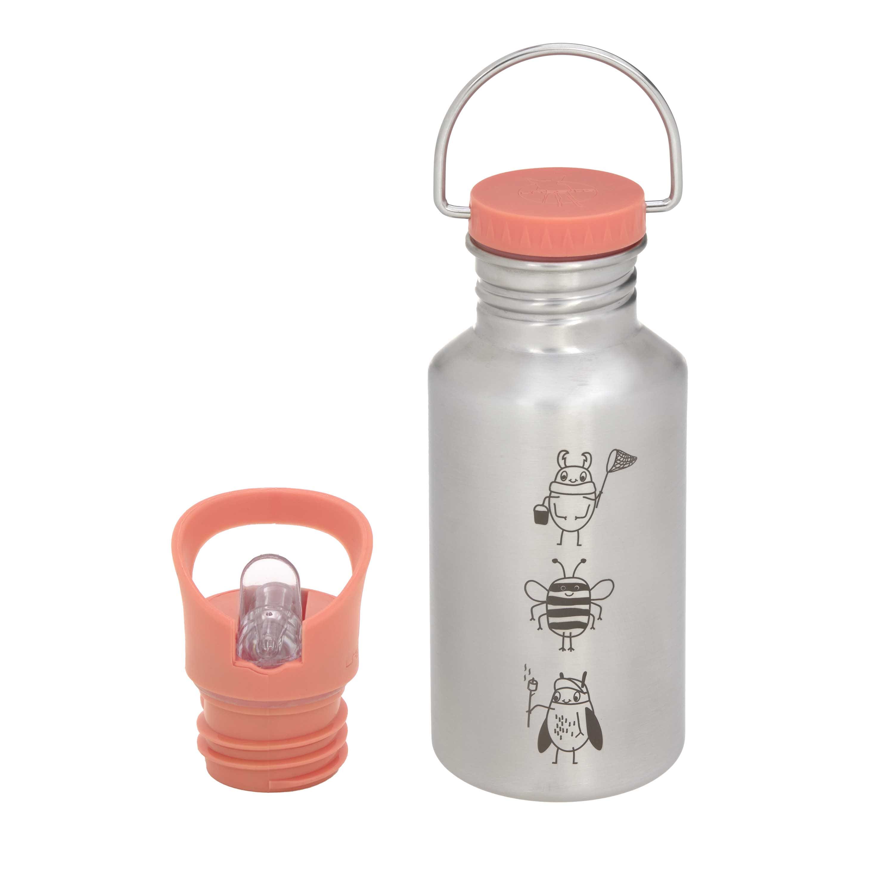 Edelstahl Kinder Trinkflasche - Nature
