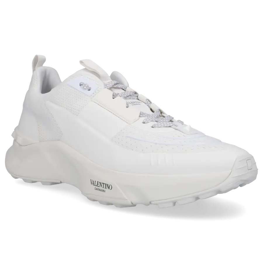 Valentino Garavani - Sneaker low ROMA Materialmix - weiß