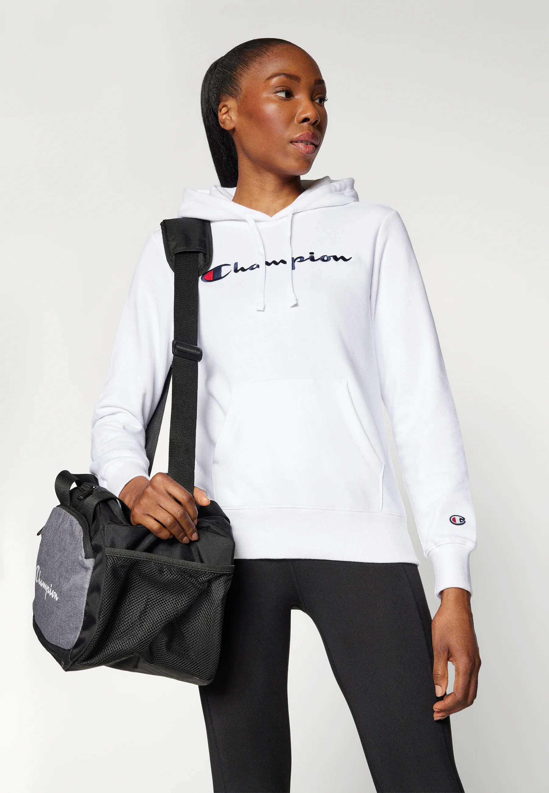 Sudadera Champion ICONS con capucha y logotipo grande