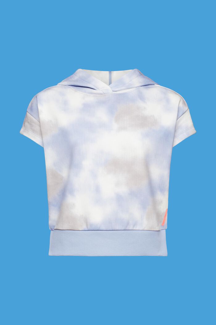 Kurzarm-Hoodie mit Print