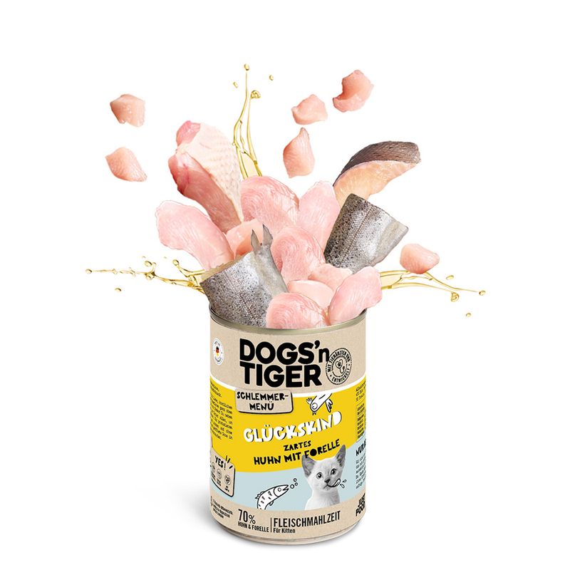 Sparpaket Dogs'n Tiger Schlemmermenü 12 x 400 g