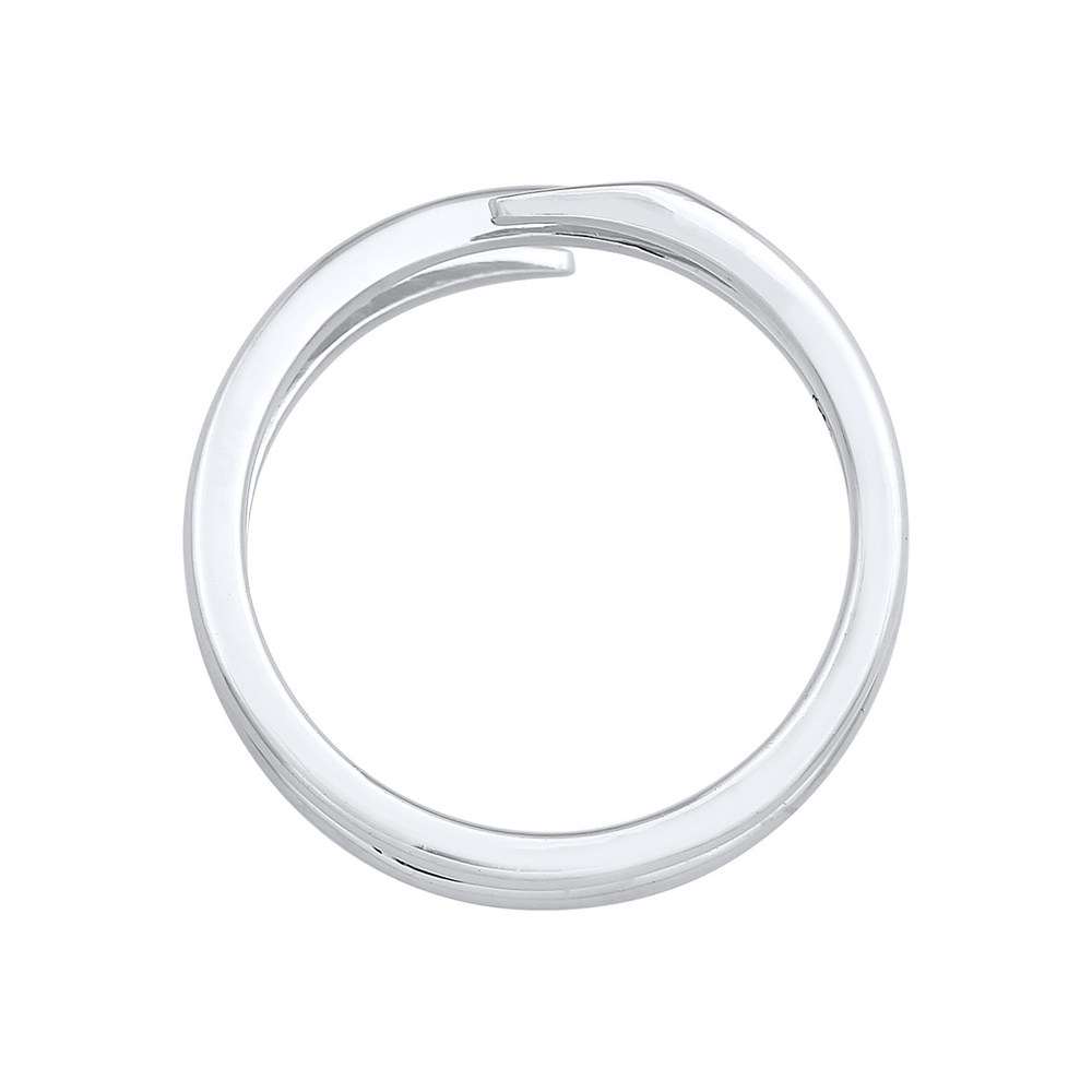 Elli Elli Bague Femmes Enroulement Torsadé Filigrane Tendance en Argent Sterling 925 Bague