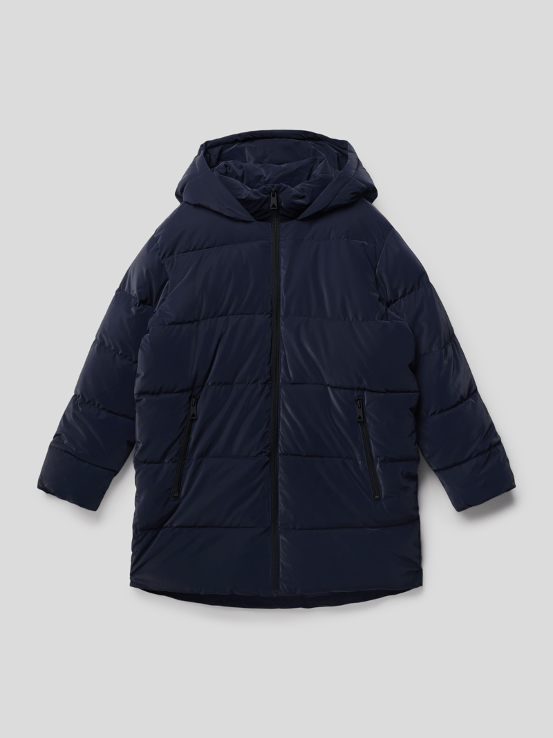 Anorak im Stepp-Design Modell 'Angels' in marineblau