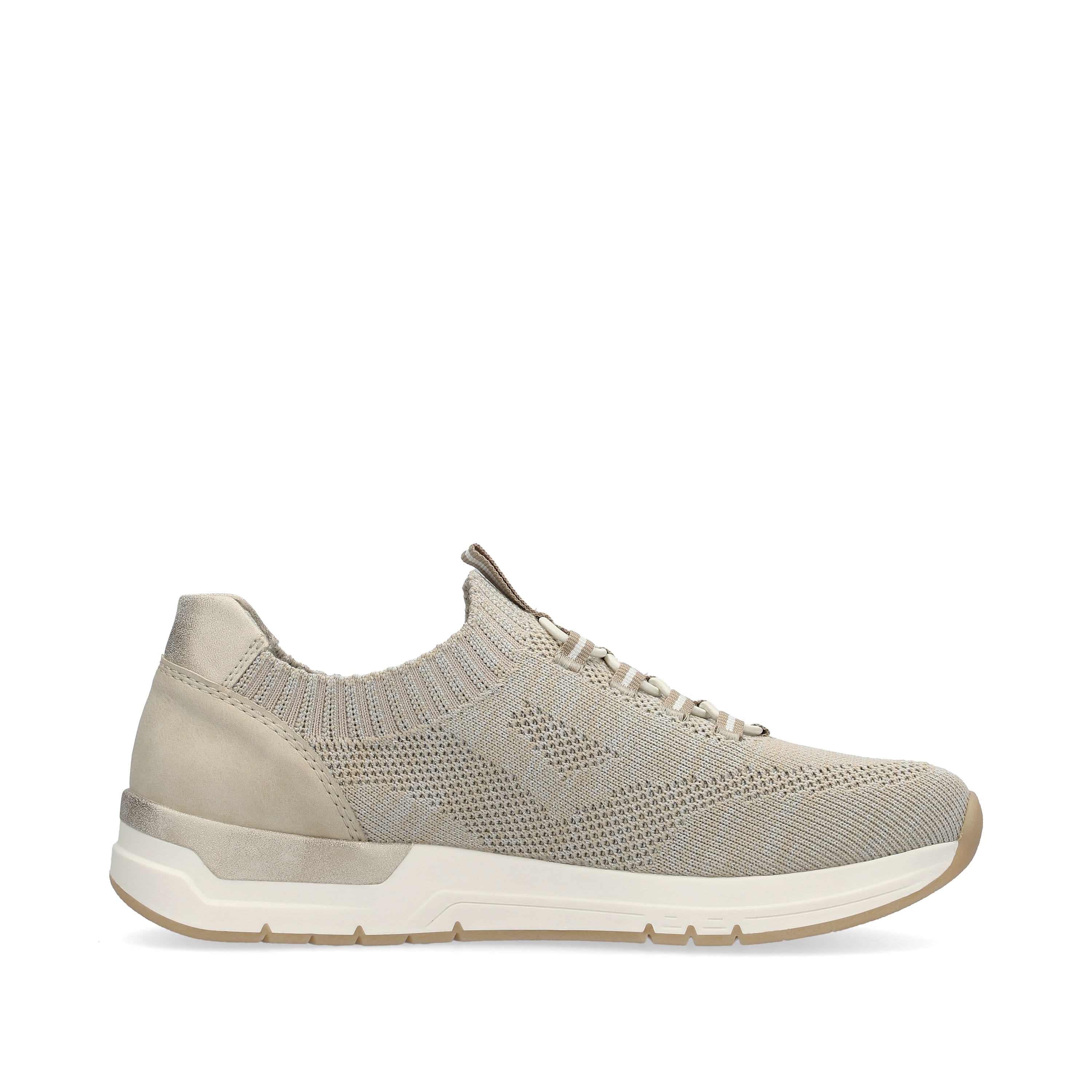 Rieker Damen Slipper beige-grau