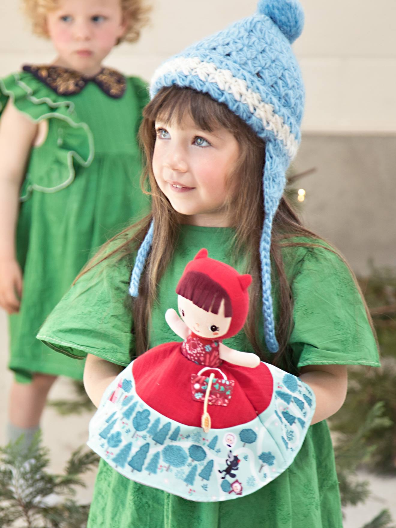 Marionnette réversible Chaperon Rouge