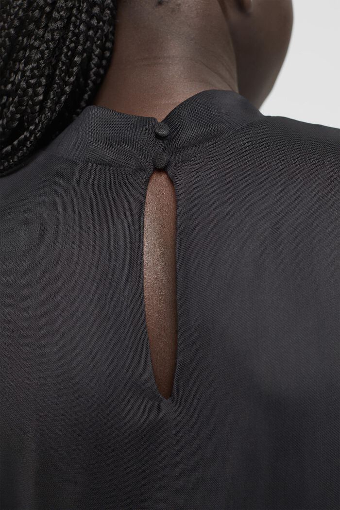 Midikleid aus Mesh-Strick