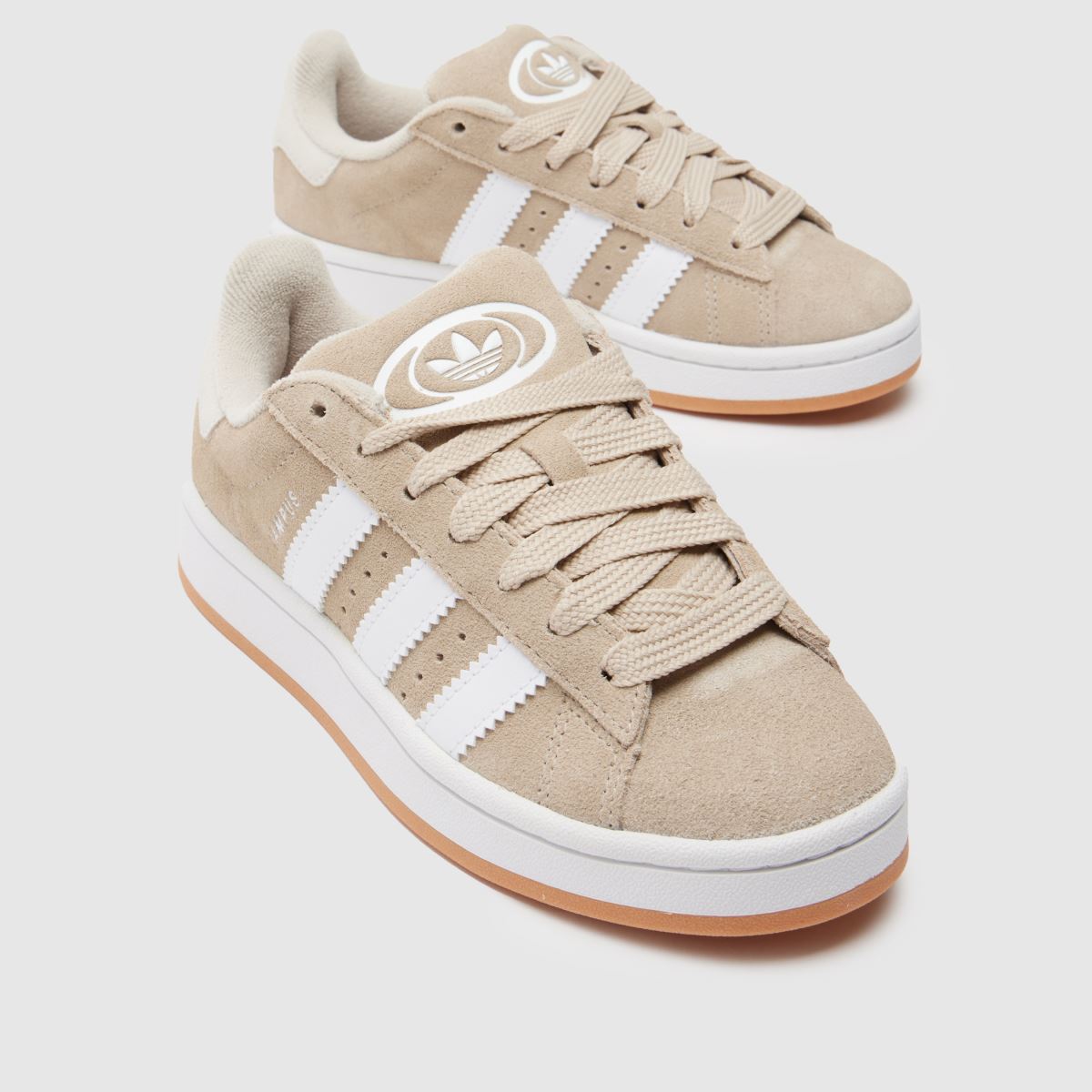 adidas fehér és bézs Campus 00s gyerek edzőcipők