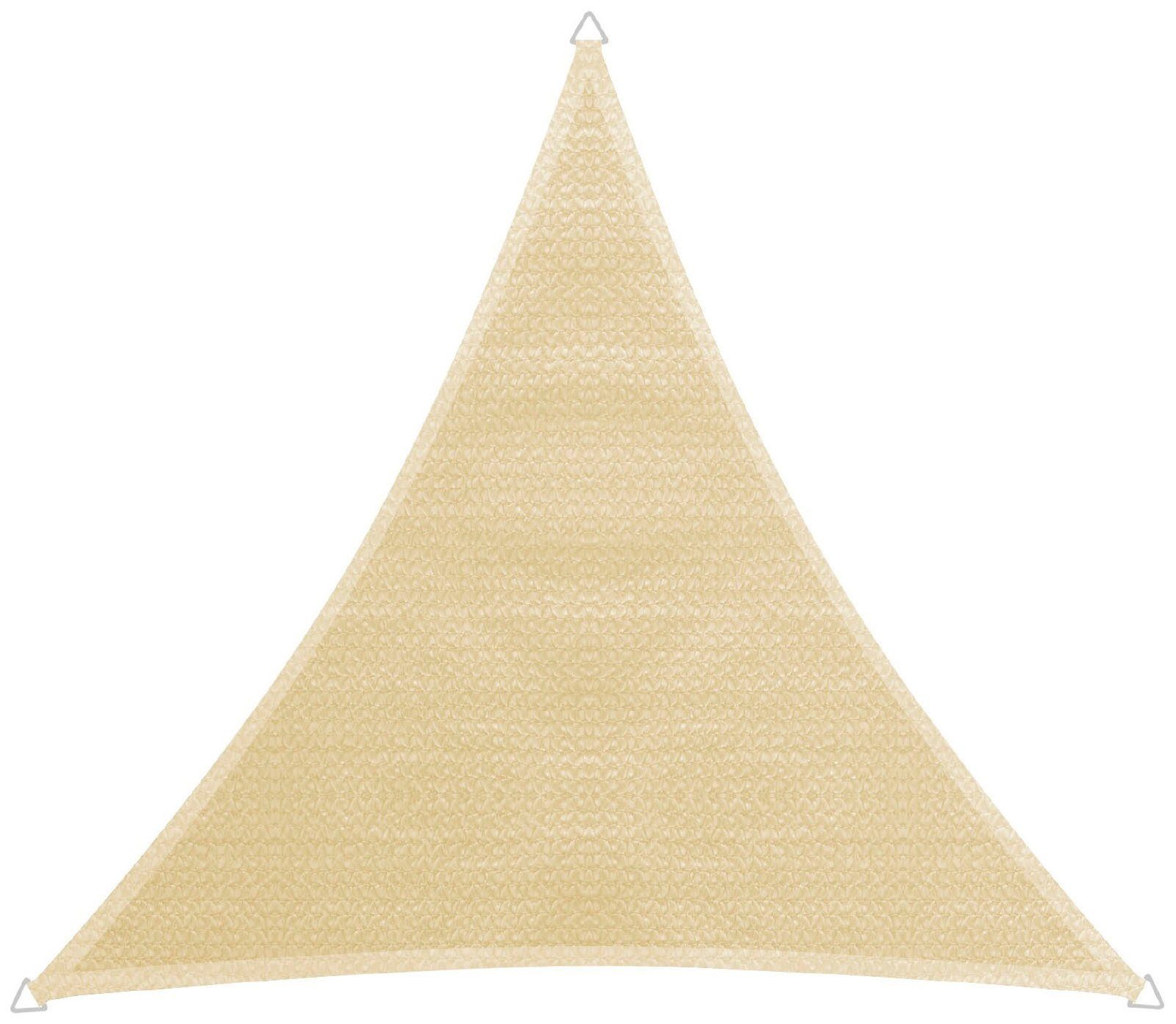 Windhager Sonnensegel Capri Dreieck, 5x5x5m, champagner