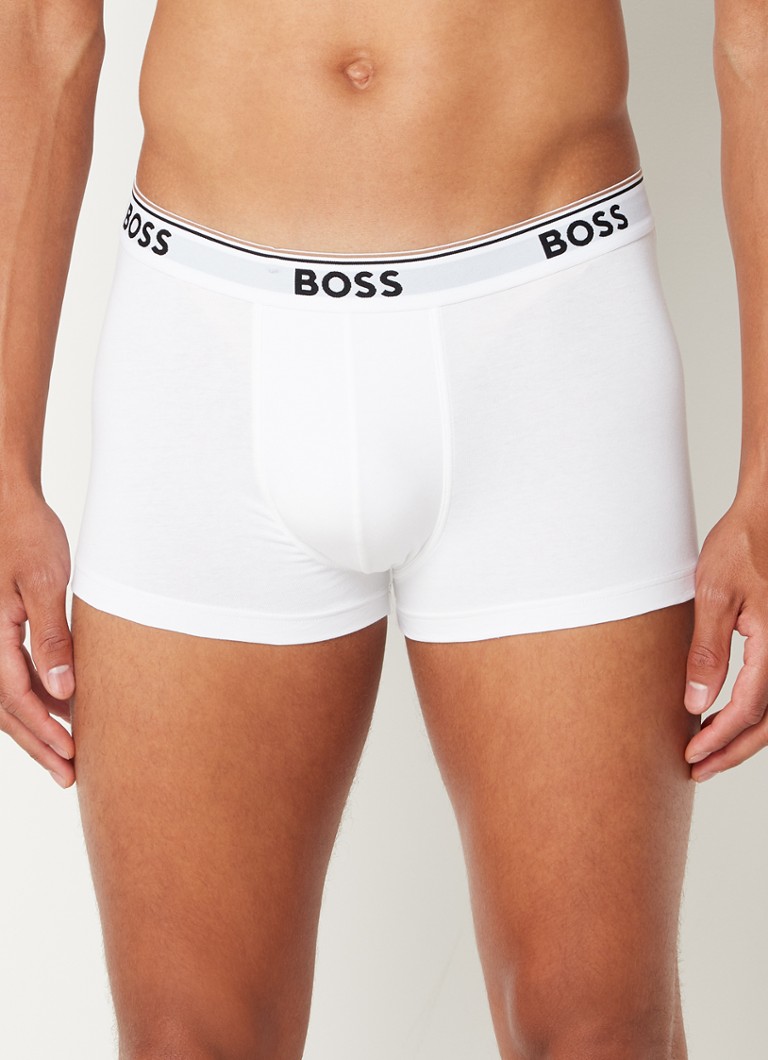 Lot de 3 boxers HUGO BOSS avec ceinture logotée