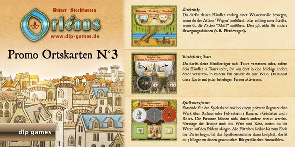 Orleans: Ortskarten Promo-Edition N°3 (Erw.)