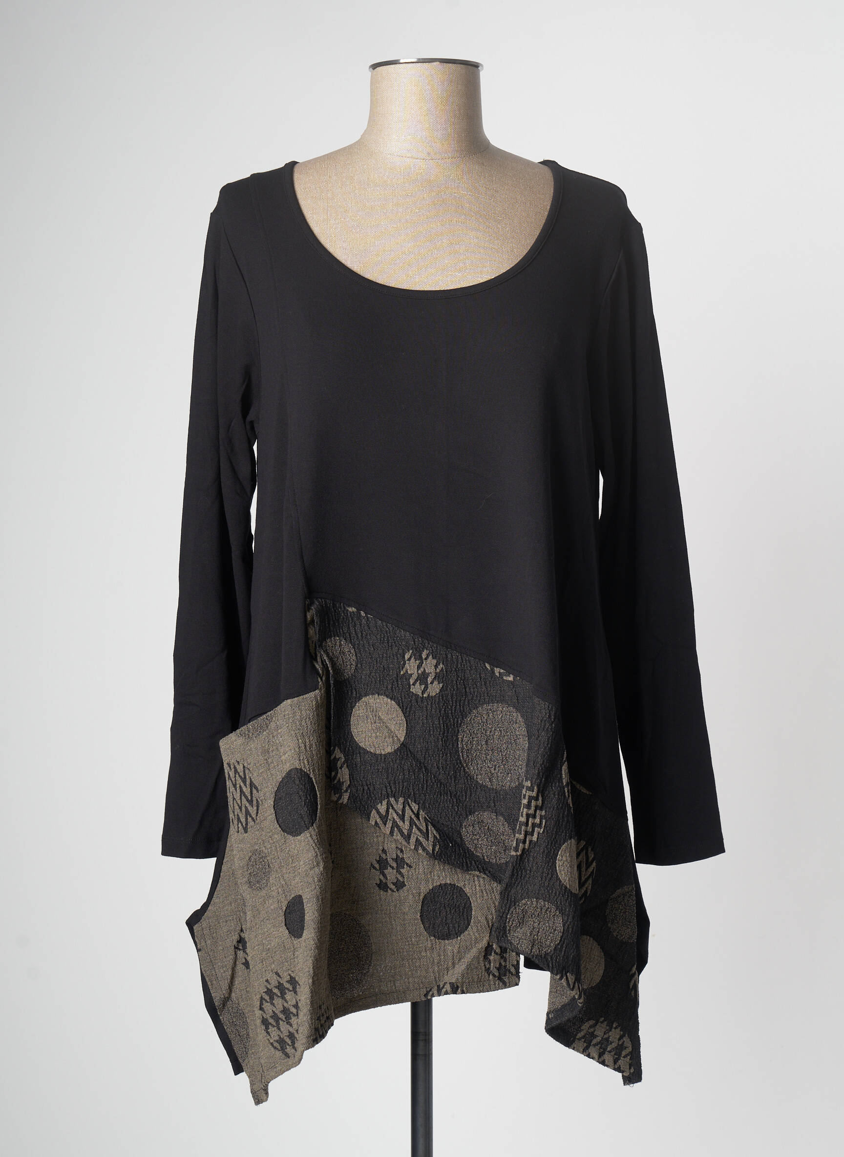 G Oze Tuniquemanchelongue Femme couleur noir