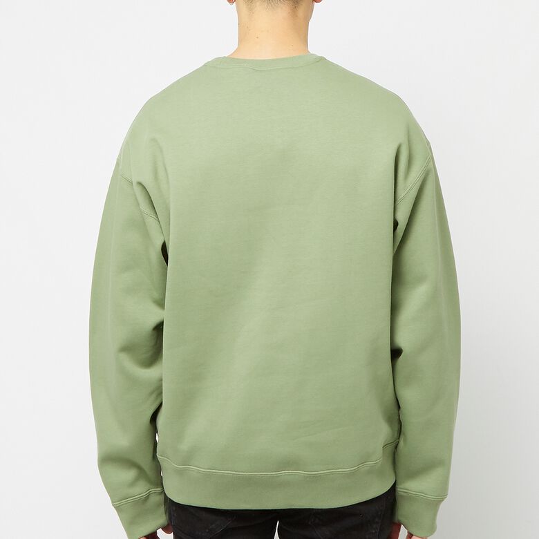NIKE Solo Swoosh Fleece Crew oil green/white
