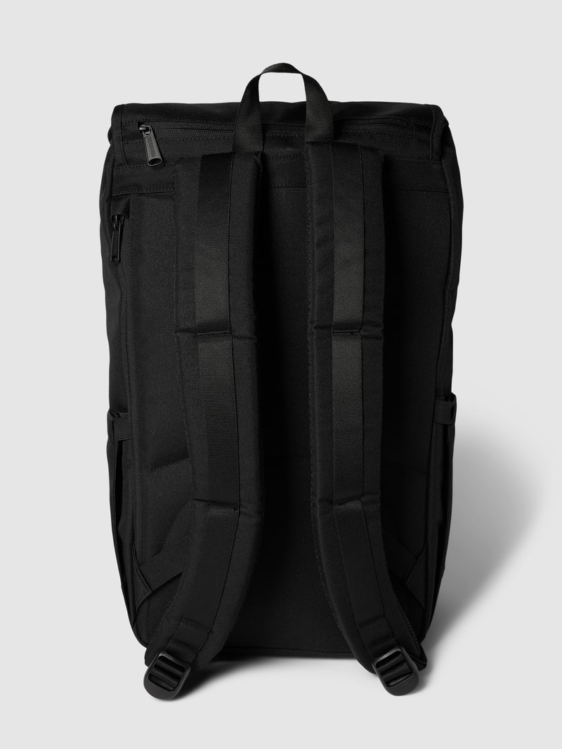Rucksack mit Label-Patch Modell 'Little America' in schwarz