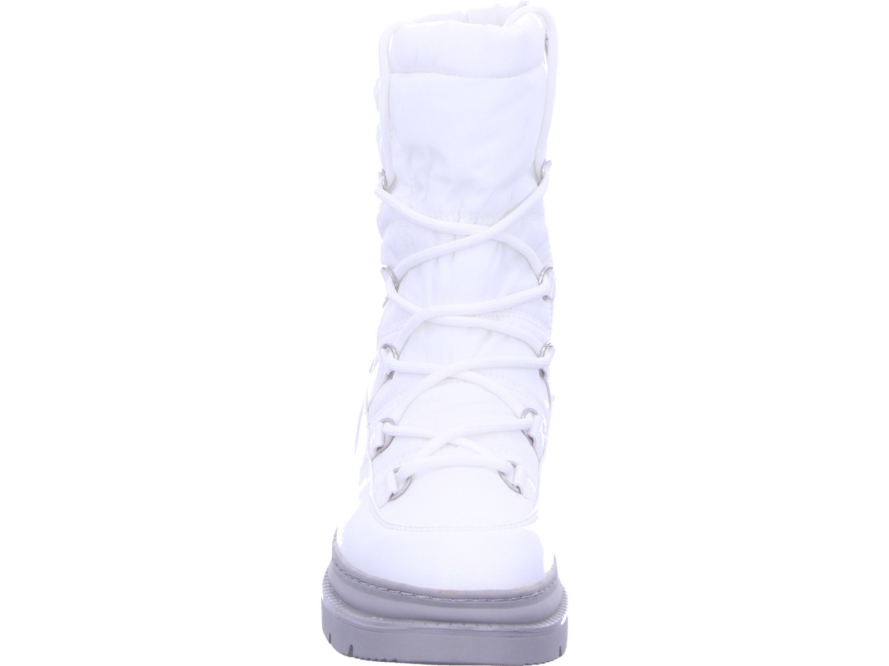 TAMARIS Schnür-Stiefeletten weiss