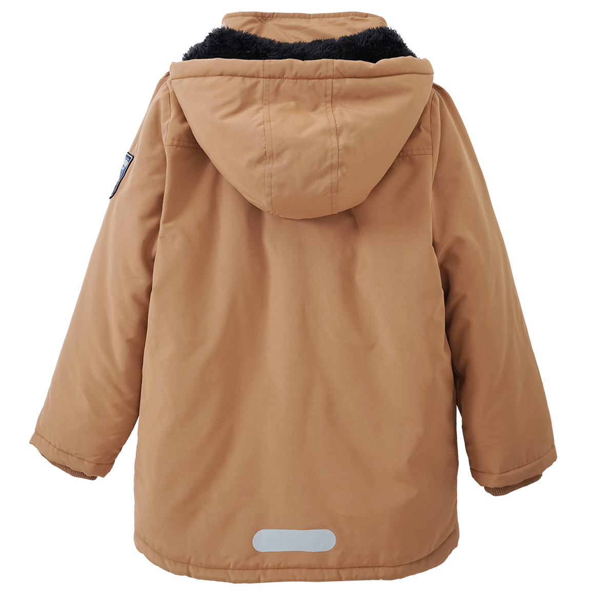 Jungen Parka mit Teddyplüsch