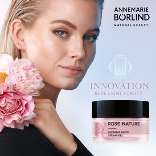 ANNEMARIE BÖRLIND ROSE NATURE Supreme Glow Cream-Gel Gesichtscreme