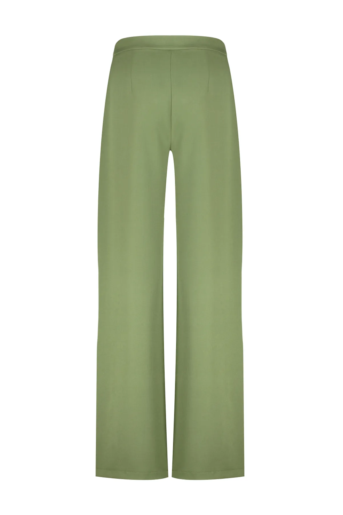 Trendyol Collection  Dunkle Khaki-Webhose mit weitem Bein und hoher Taille und weitem Bein TWOAW22PL0066