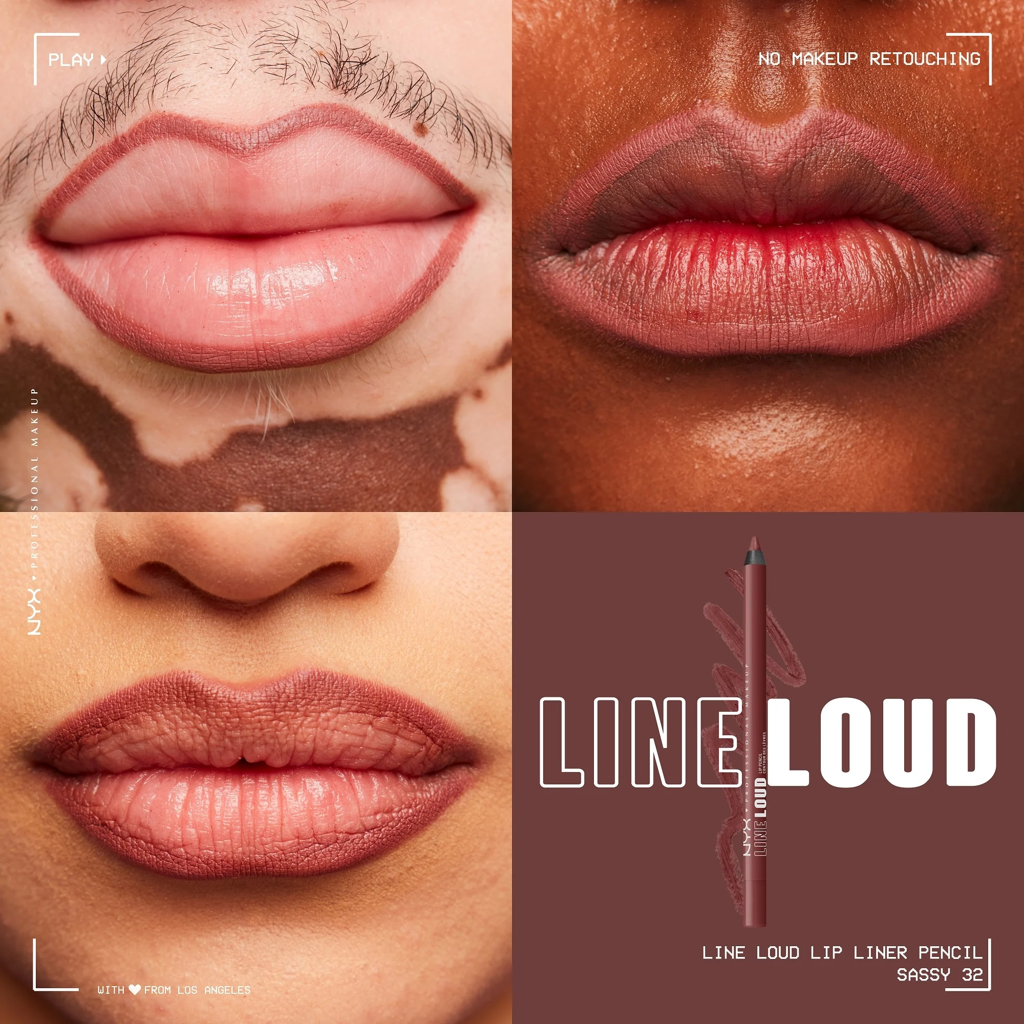 Lip Line Loud Lip Liner Pencil - Leppeblyant