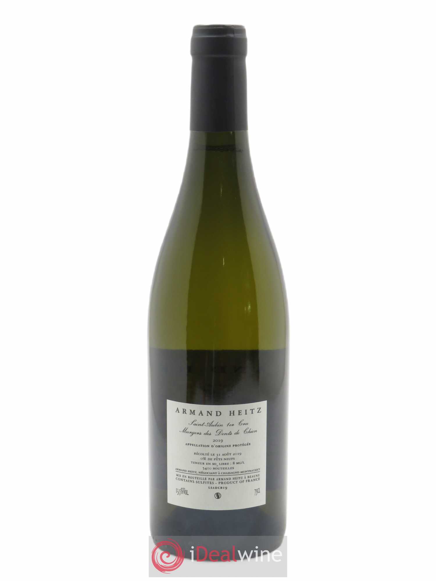 Saint-Aubin 1er Cru Dents de Chien Armand Heitz  2019 - Lot de 1 Bouteille